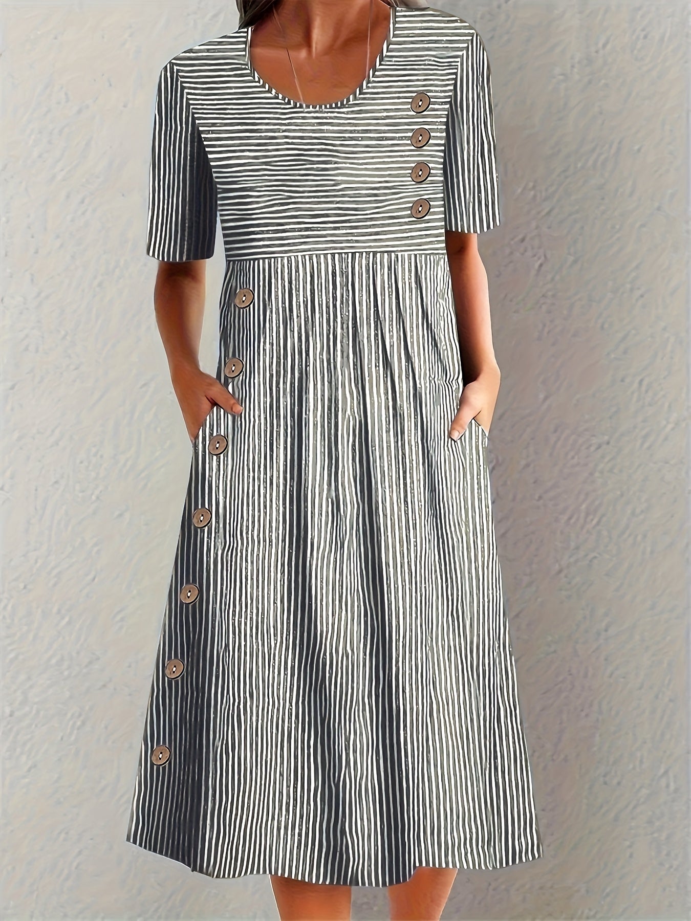 Leviana™ | Striped Summer Dress