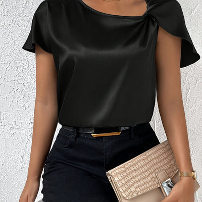 Loretta Trendy Top With Unique Shoulder Detail