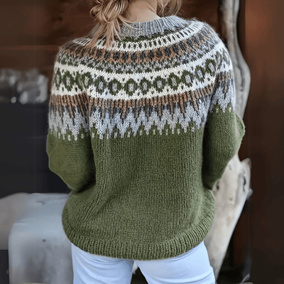 Alina | Nordic Pattern Women’s Sweater