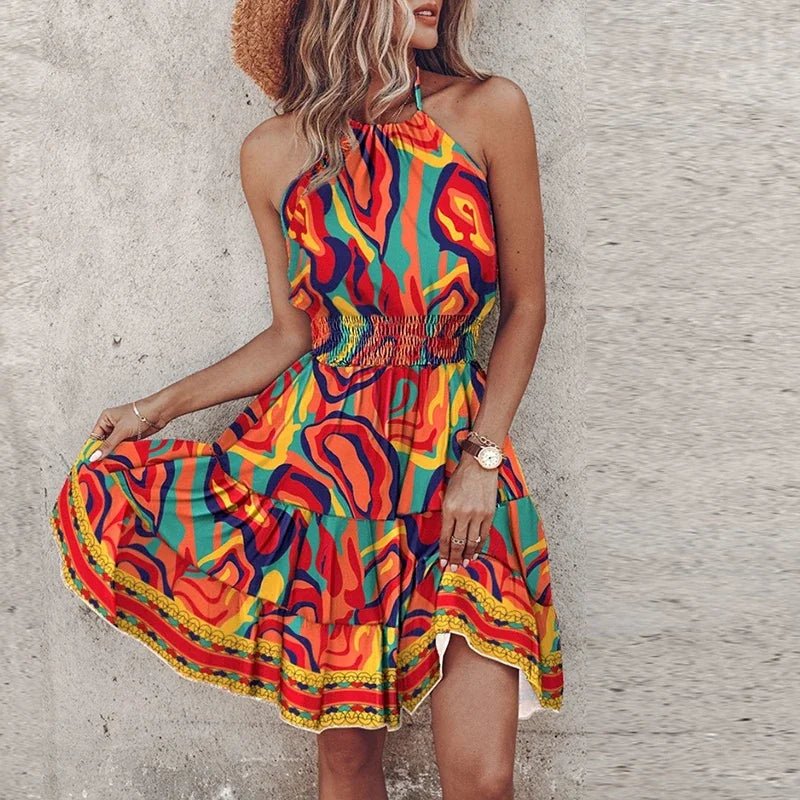 Selene | Chic Halter Dress