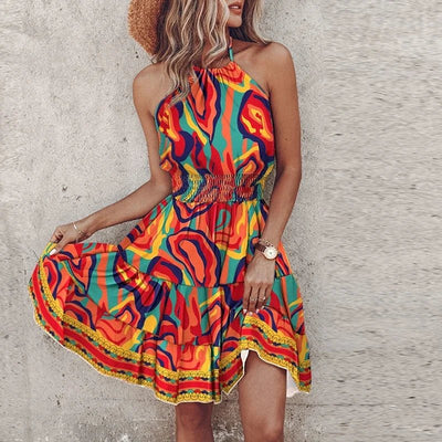 Selene | Chic Halter Dress