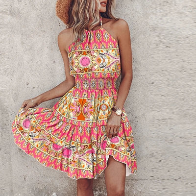 Selene | Chic Halter Dress