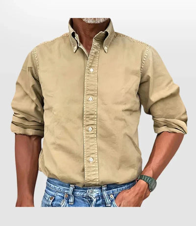 Anthony | Men's Dress Shirt - Classic Long-Sleeve for All-Day Comfort