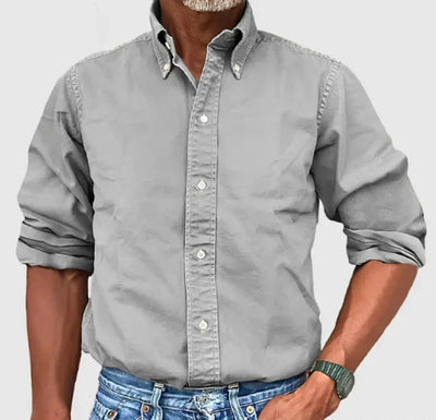 Anthony | Men's Dress Shirt - Classic Long-Sleeve for All-Day Comfort