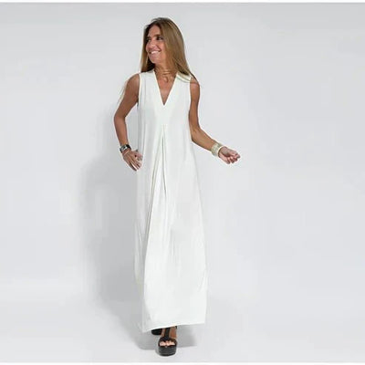 Aria | ELEGANT BELLY COVERING LONG DRESS + FREE MATCHING CARDIGAN