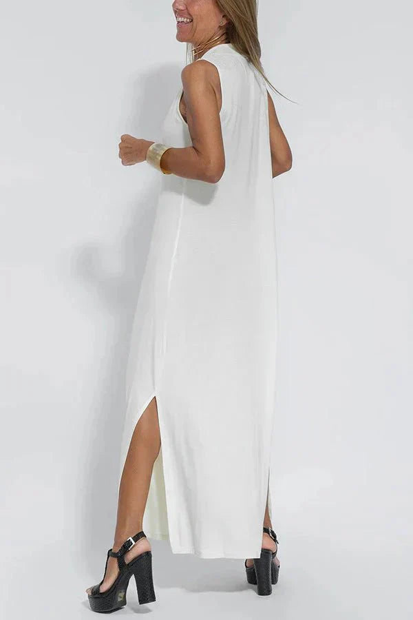 Aria | ELEGANT BELLY COVERING LONG DRESS + FREE MATCHING CARDIGAN