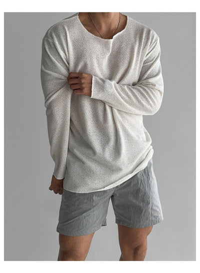 Asher | Relaxed Long-Sleeve Men’s Shirt