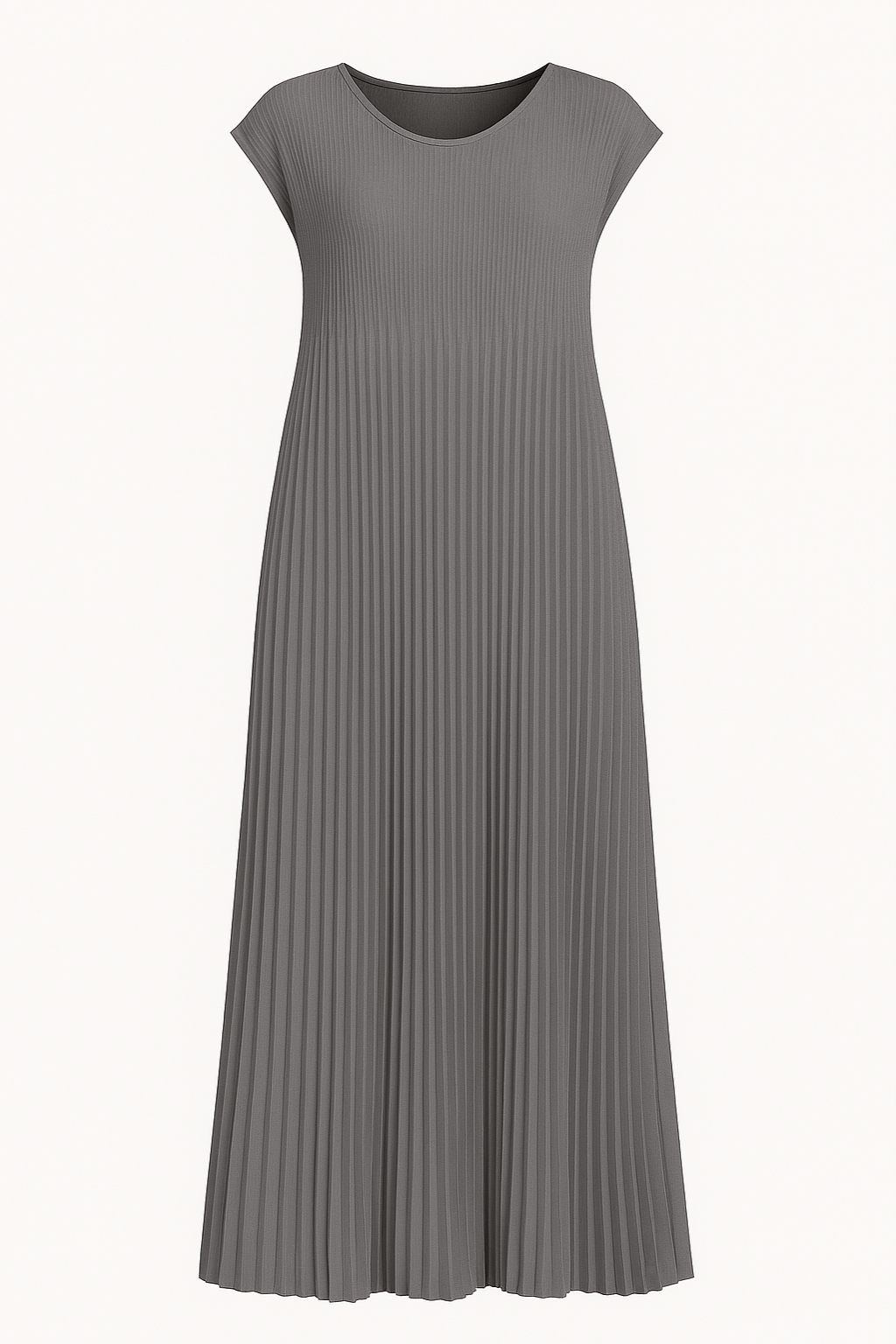 Audrey | Elegant Pleated Tummy Covering Dress