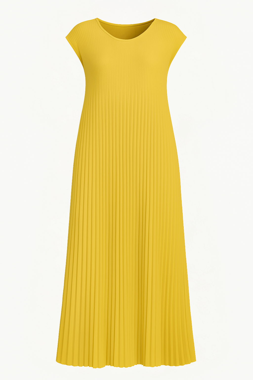 Audrey | Elegant Pleated Tummy Covering Dress