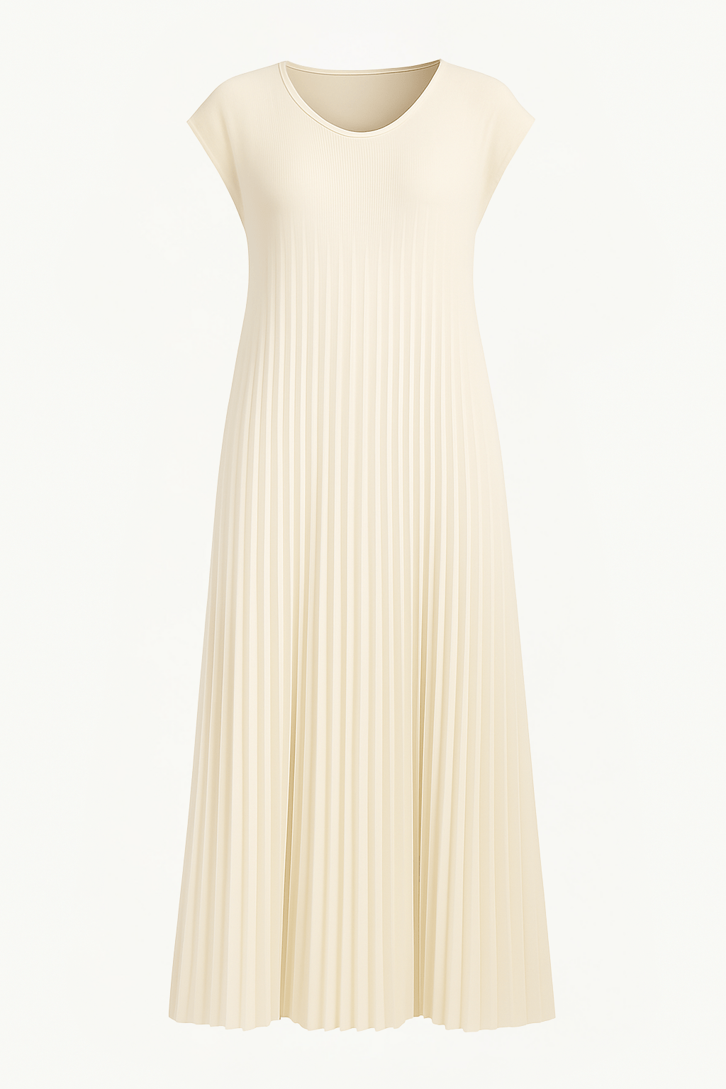 Audrey | Elegant Pleated Tummy Covering Dress