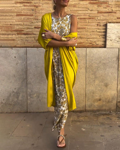 Chloé | Elegant Two-Piece Vintage Print Outfit