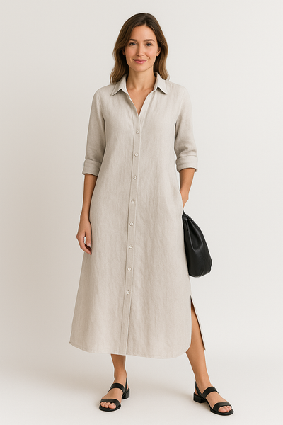 Elise | Oversized Casual Shirt Dress