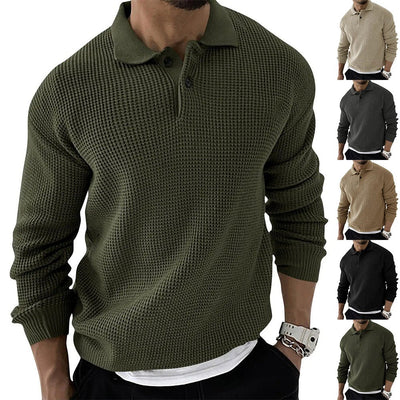 Celmo | Textured Polo-Collar Sweater