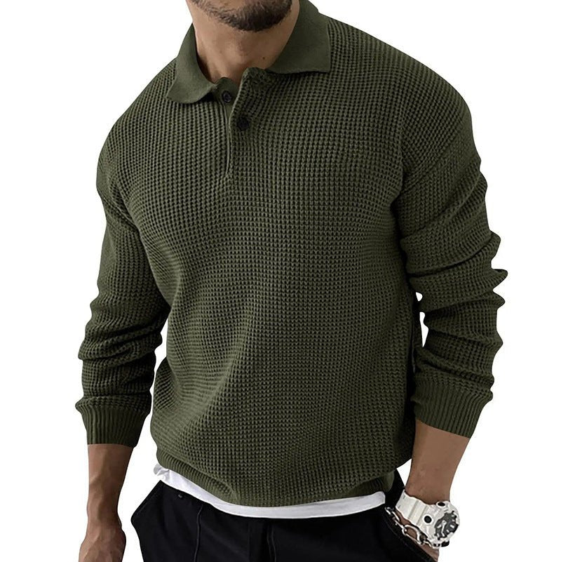 Celmo | Textured Polo-Collar Sweater