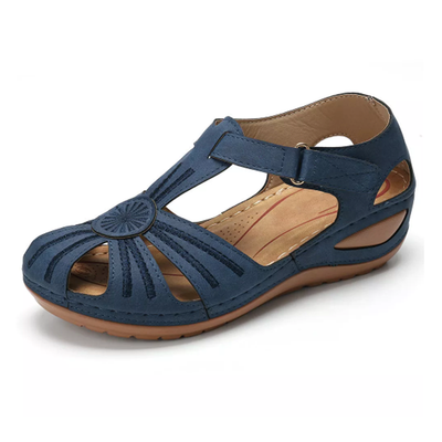 Comfy Circle Wedge Sandal