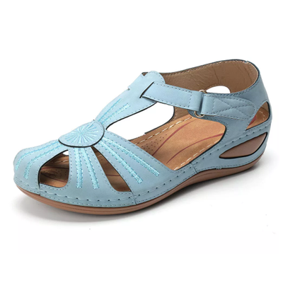 Comfy Circle Wedge Sandal