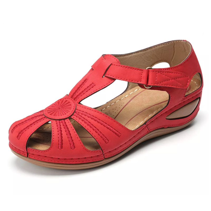 Comfy Circle Wedge Sandal