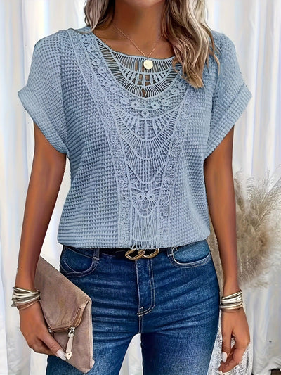 Clio | Knitted Top with Intricate Detailing