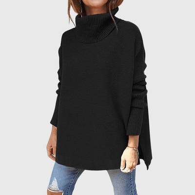Delara | Oversized Turtleneck Sweater