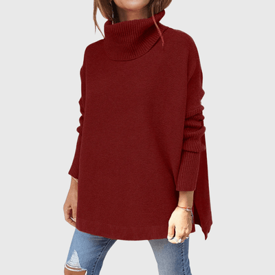 Delara | Oversized Turtleneck Sweater