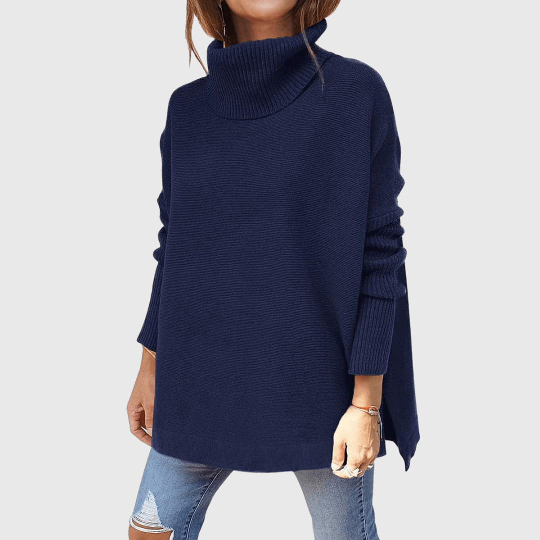 Delara | Oversized Turtleneck Sweater