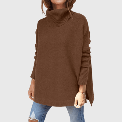 Delara | Oversized Turtleneck Sweater