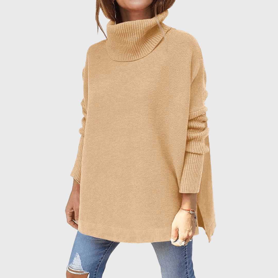 Delara | Oversized Turtleneck Sweater