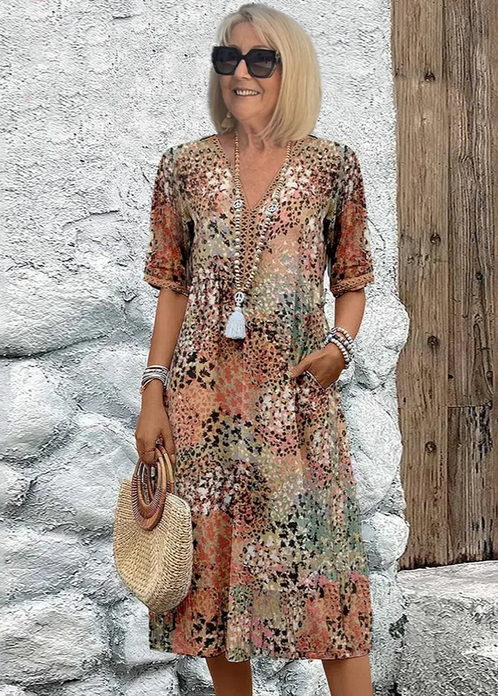 Nova | Sunny Dot Midi Dress