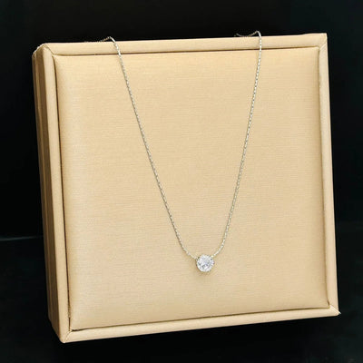 Clea Moissanite Stone Necklace