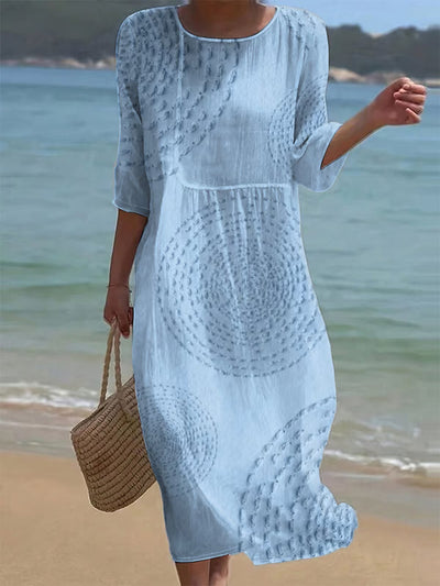 Mira Punto | Summer Dress with Delicate Texture