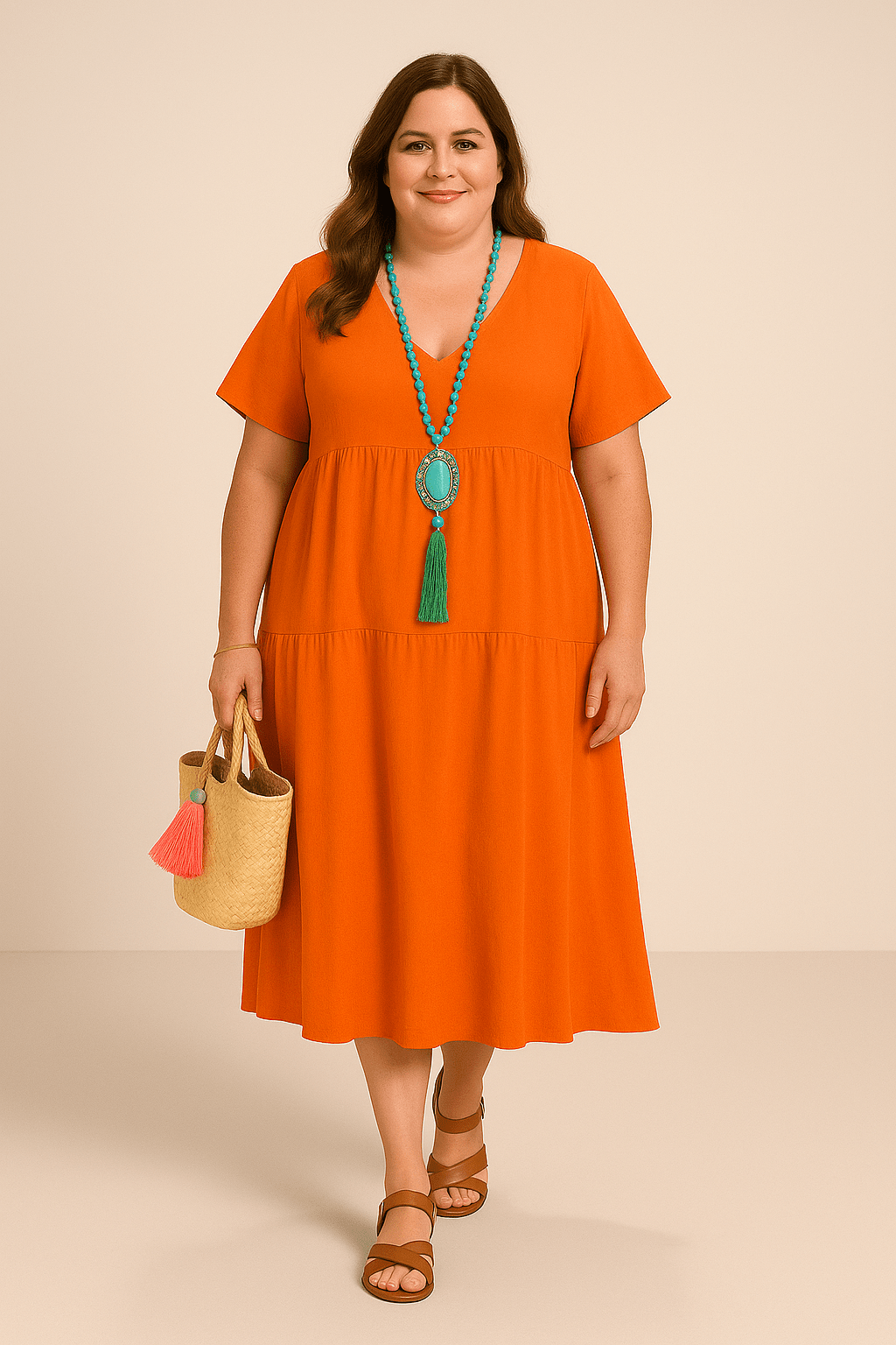 Eleanor | Comfortable Tummy Covering Dress