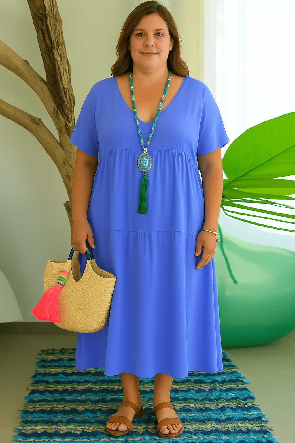 Eleanor | Comfortable Tummy Covering Dress