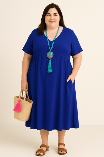 Eleanor | Comfortable Tummy Covering Dress