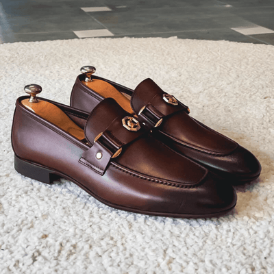 Eli | Classic Faux Leather Loafers