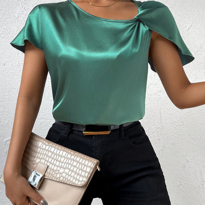 Loretta Trendy Top With Unique Shoulder Detail