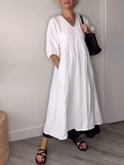 Irina | Relaxed Pocket Midi Dress