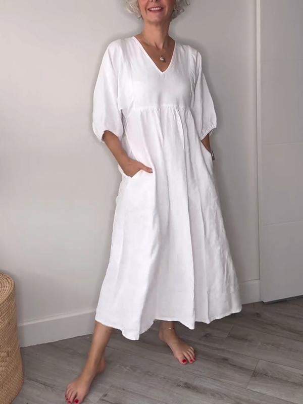 Irina | Relaxed Pocket Midi Dress