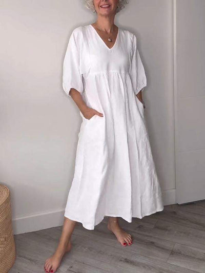 Irina | Relaxed Pocket Midi Dress