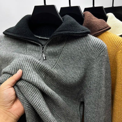 Gianni | Half-Zip Ribbed Men’s Sweater
