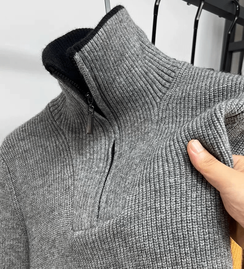 Gianni | Half-Zip Ribbed Men’s Sweater