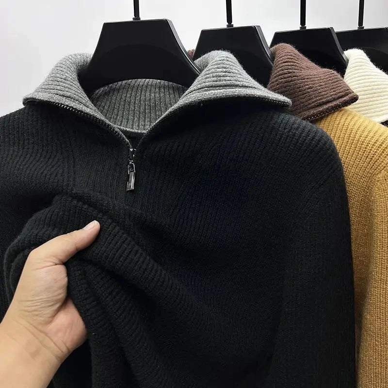 Gianni | Half-Zip Ribbed Men’s Sweater