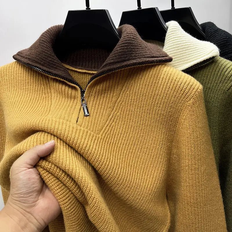 Gianni | Half-Zip Ribbed Men’s Sweater
