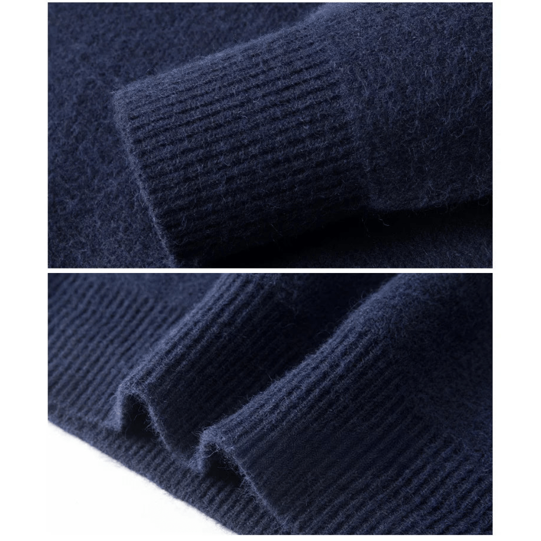 Harvey | Elegant Quarter-Zip Knit Sweater