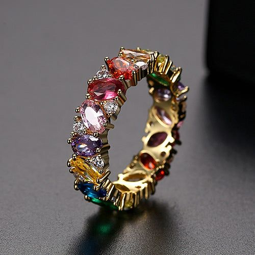 Vintage Coloured Zircon Ring