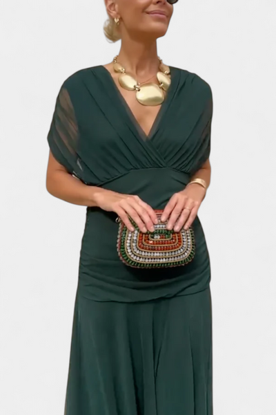 Lisa | Long Floral Print Dress