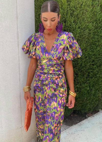 Daline - Elegant and Vibrant Dress