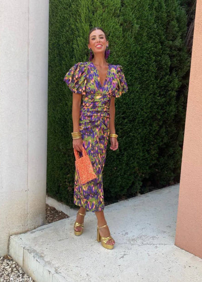 Daline - Elegant and Vibrant Dress