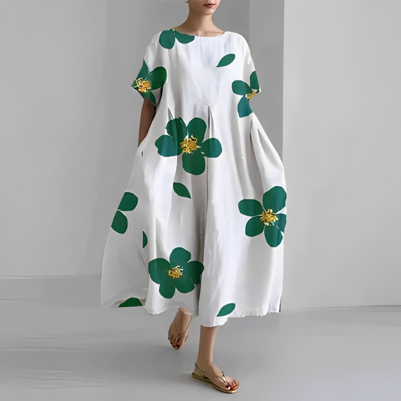 Isabella | Elegant Vibrant Floral Dress