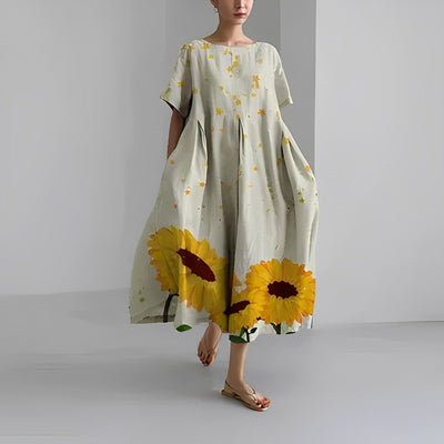 Isabella | Elegant Vibrant Floral Dress