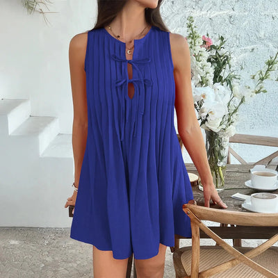 Isla - flattering pleats spring/summer top